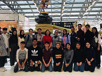 Representative from the performing arts
department (Thai Classical Dance) Travel
to Nanning City, China