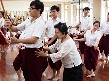 การเรียนการสอนของสาขาวิชาศิลปะการแสดง(นาฏศิลป์ไทย)